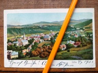 Wleń panorama Lwówek Śląski Gryfów wyd. Leipelt Cieplice Elite Serie! 1903