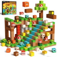 GOBIDEX Magnetyczne Klocki Dla Dzieci 100 Sztuk Zestaw Edukacyjny