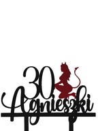 topper na tort dekoracja urodziny personalizacja DIABLICA!!!