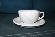 FILIŻANKA ZE SPODKIEM PORCELANA LUBIANA