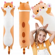 DŁUGI KOT LUCEK MASKOTKA PLUSZAK PODUSZKA ZABAWKA PRZYTULANKA 110CM