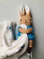 Peter Rabbit M&S 23x24 cm kocyk przytulanka
