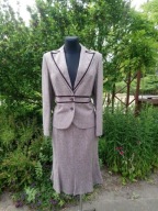 wełniana garsonka / kostium TWEED - petite - aukcja charytatywna