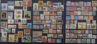 ZNACZKI POCZTOWE Z CAŁEGO ŚWIATA ZRÓŻNICOWANE PAKIET 100SZT + 10SZT GRATIS