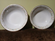KAROLINA MISKI SALATERKI DUŻE PÓŁMISKI PORCELANA VINTAGE PRL 27i23cm 2 szt.