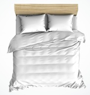 Pościel kora lux 200x200 + 2x70x80 guzik K 501 biała