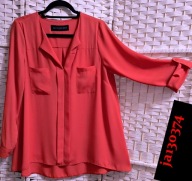 BETTY JACKSON - UROCZA, ZWIEWNA, ROZKLOSZOWANA MALINKA Z KIESZONKAMI ok 44