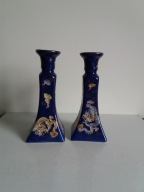 ŚWIECZNIKI - PORCELANOWE - 21 cm 2 SZT.