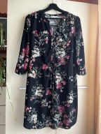 36 S Reserved sukienka w kwiaty koszulowy fason