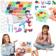 DUZY ZESTAW KORALIKOW KORALIKI WODNE 10000 SZT XXL SZABLONY UKLADANKA