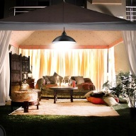 Lampa uliczna | Żyrandol | Solarna | 800lm | Zestaw 2 szt