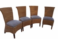 Krzesło Ogrodowe Rattanowe