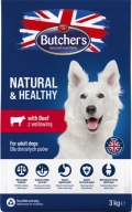 BUTCHER'S Natural & Healthy karma sucha dla dorosłego psa wołowina 3 kg