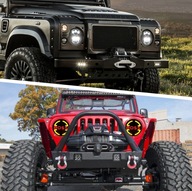 7" 7 CALI REFLEKTOR LED OKRĄGŁY BOSS z hom E9