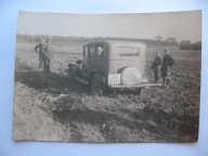STRIEGAU-STRZEGOM SAMOCHÓD CHRYSLER WYPADEK przedwojenne FOTO