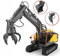 ZDALNIE STEROWANY SAMOCHÓD AUTO RC PILOT VOLVO KOPARKA 3W1 ŻÓŁTA POJAZD