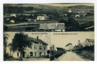 NIWA pow. KŁODZKO - PANORAMA, DOM TOWAROWY, KOŚCIÓŁ, PLEBANIA, 1920