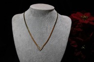 ŁAŃCUSZEK ZE STALI CHIRURGICZNEJ 316L POZŁACANY