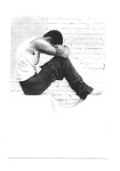 Pocztówka - Czarno-biały smutek i osamotnienie ...