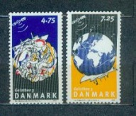 DANIA** Okręt ekspedycji, satelita, badania nad zmianami klimatu Mi 1466-67