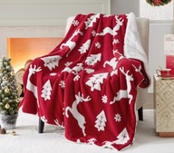 ŚWIĄTECZNY BOŻONARODZENIOWY KOC 130X150 CM