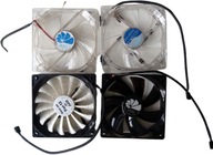 Zestaw 4x Wentylator AAB 120mm LED Silent Jet R12 OKAZJA