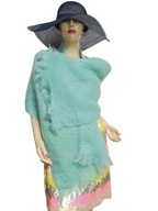 Glentana duży szal moherowy MOHER/ WEŁNA obniżka