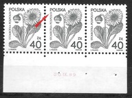 Czyste** Fi. 3066 z usterką "brak lewego ramienia "T" w trójce marginesy.