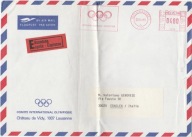 Frankatura mechaniczna Międz. Komitetu Olimpijskiego w Lozannie