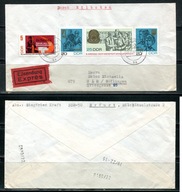 A49396)NRD 1320 - 1322 ZDR u.a. E-Brief mit AK-Stempel