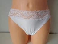 Śliczne majteczki bezszwowe białe rozmiar UK 14/16 EUR 42/44