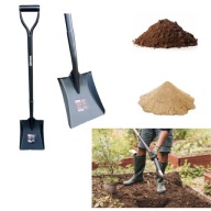ŁOPATA DO PIASKU ZBOŻA ZIEMII ZIARNA WĘGLA ŻWIRU METALOWA MOCNA METALOWA
