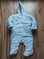 kombinezon, pajacyk do chrztu m&s 62 cm