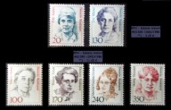 Niemcy (RFN) - Kobiety historii, 2 cz. kpl z 1988 r.