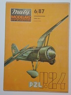 Polski samolot myśliwski Pzl. P-24 1:33 Mały Modelarz numer 6/1987