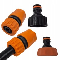 ZESTAW DO NAWODNIENIA WĄŻ OGRODOWY 50m + WÓZEK + ZŁĄCZKI + ZRASZACZ