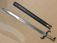 Bagnet Niemiecki Mauser M 71 z pochwą bez okucia dolnego zgodne numery 1878