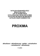 Zetor Proxima - uzupełnienie katalogu części zamiennych (2010) PL