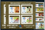 A52856)Olimpiada 84: Jemen A.R. 1807 - 1812** + Bl A 239** + B 239**