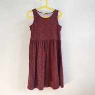 Sukienka w panterkę HM 134 140 bawełna markowa (234)