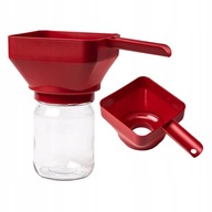 Plastikowy LEJEK do przetworów słoików fi 52-85 mm