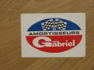 GABRIEL AMORTYZATORY naklejka z PRL