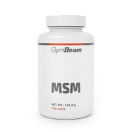 MSM Z METYLOSULFONYLOMETANEM W KAPSUŁKACH NA STAWY - GymBeam 120 kaps