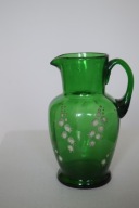 XIXw. - szklany dzbanek.