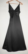 L790_WESELE_MODNA,CZARNA SUKIENKA/MAXI rozm 40/42