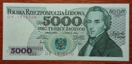 PRL 5000 zł 1982 DK 1915300 Stan unc