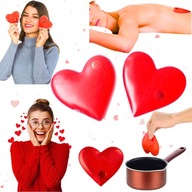 KOMPLET 2 TERMOFORÓW DO RĄK DŁONI STÓP SERCE PREZENT NA WALENTYNKI DLA PARY