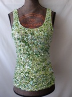 Top cekinowy zielony - S