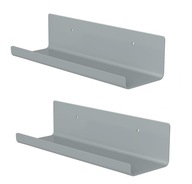 Półki pływające akrylowe 2 sztuki dekoracyjna do salonu biura łazienki