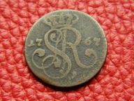 STANISŁAW AUGUST PONIATOWSKI - grosz 1767 G